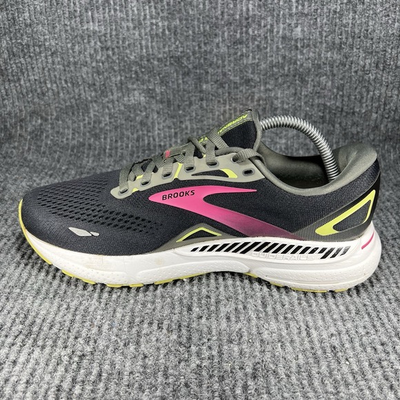 Brooks Adrenaline GTS 23 Women's Size 9.5 Neon Coral Black Shoes‎ 1203811D037 - Picture 10 of 13